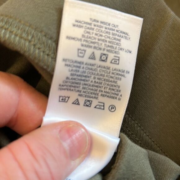 Lands End Starfish forest moss spandex leggings Size MP NIB - Picture 5 of 7